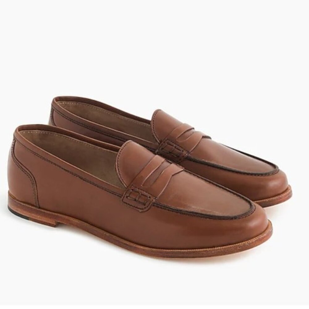 Jcrew Ryan Penny Loafer in pecan size 6 NEW with original box